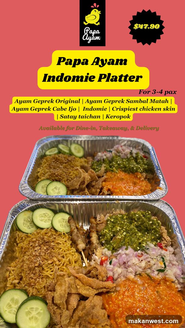 Papa Ayam Indomie Platter