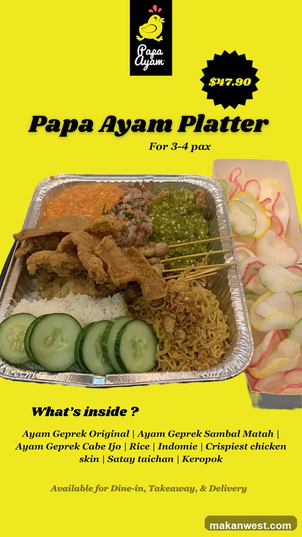 Papa Ayam Platter