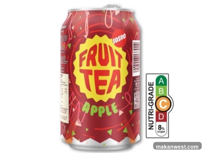 Sosro Fruit Tea Apple Can