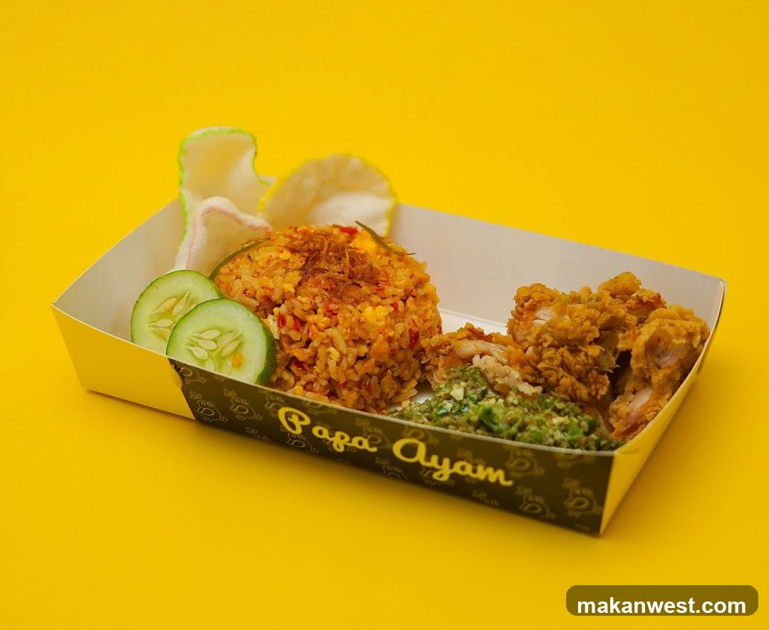 Fried Rice with Fried Chicken