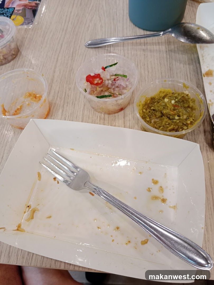Leftover Food and Utensils