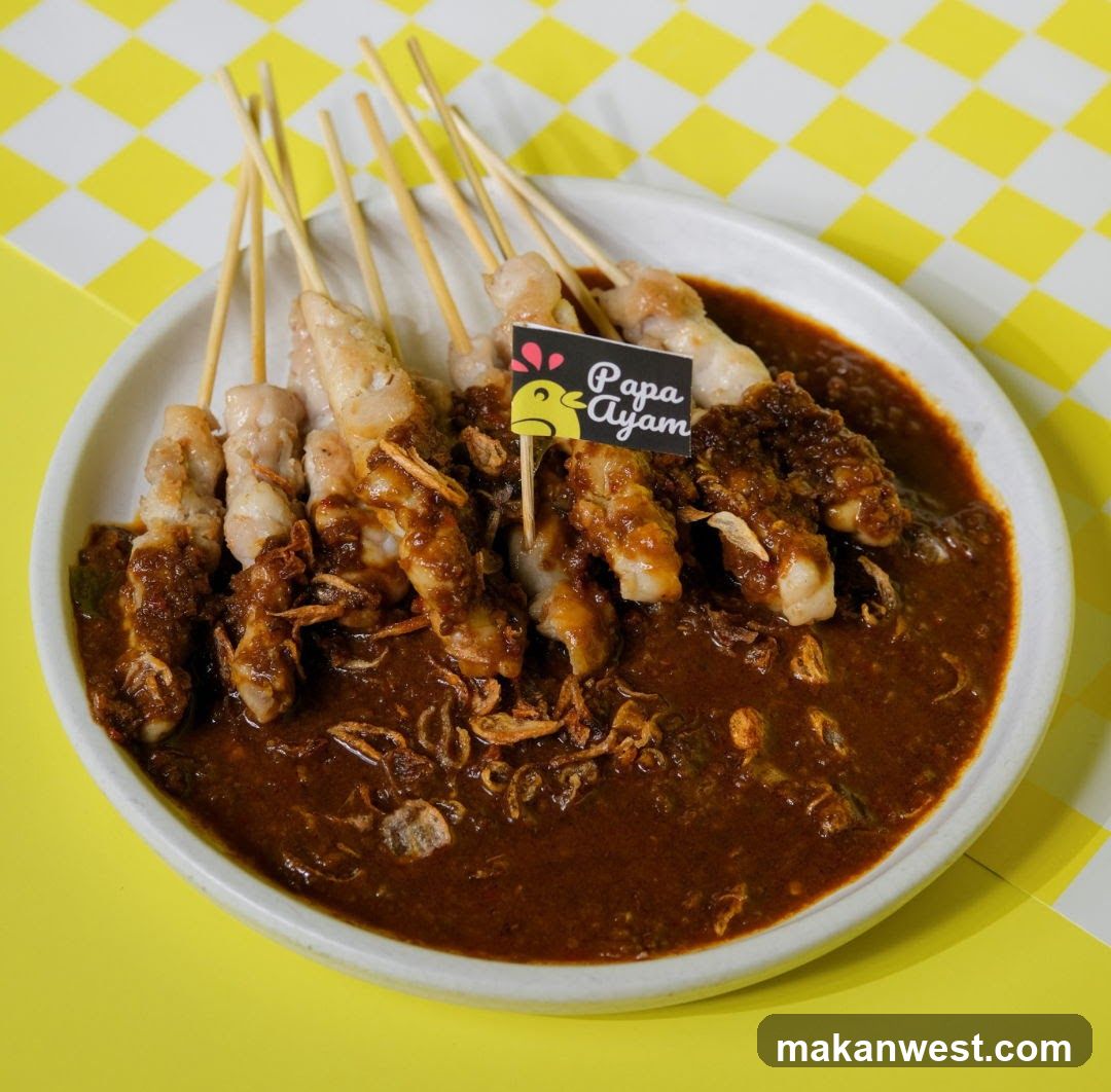 Chicken Satay with Peanut Sauce