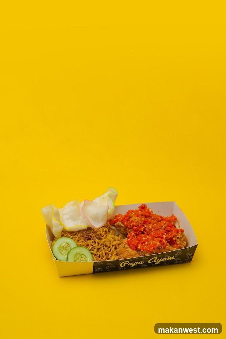 Fried Chicken with Noodles