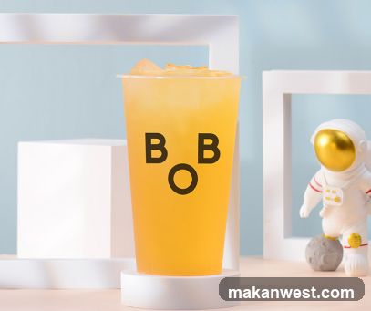 Orange Drink with Boba Logo