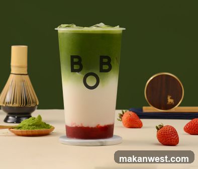 Matcha Strawberry Drink