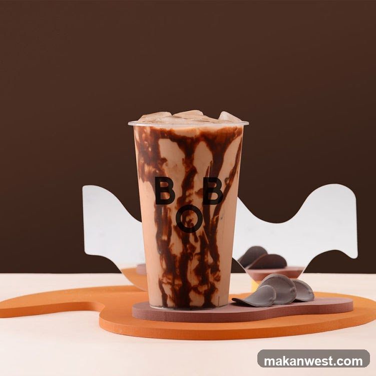 Chocolate Drink with Drizzle