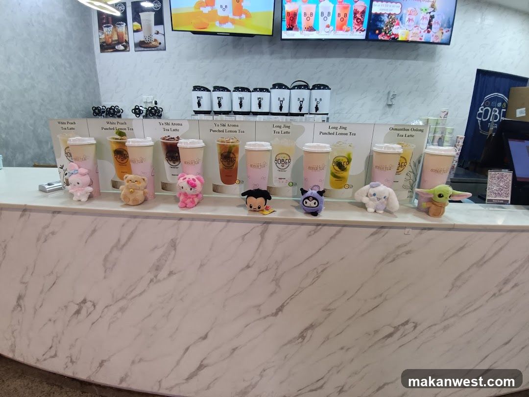 Bubble Tea Shop Counter