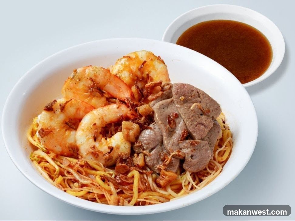 Shrimp and Liver Noodles