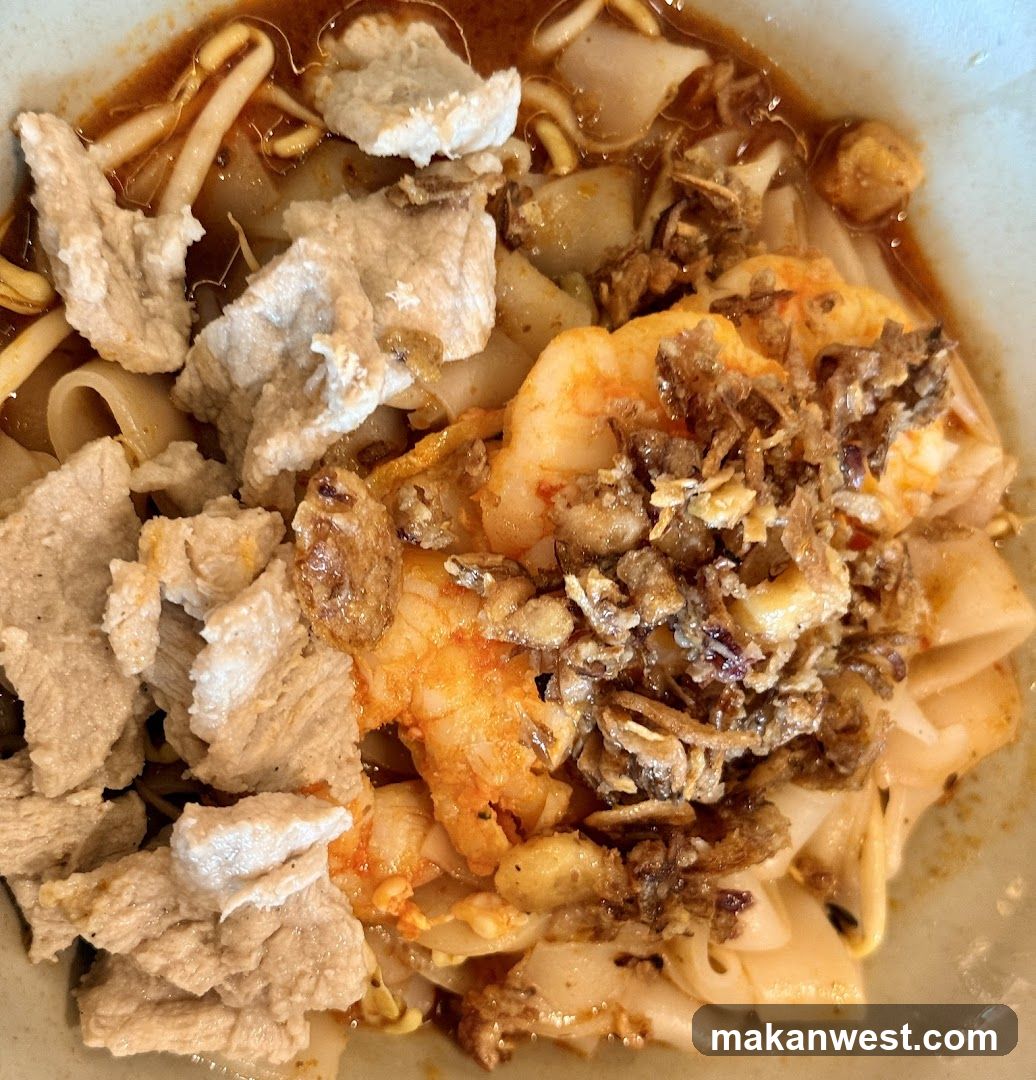 Noodle Dish with Pork and Shrimp