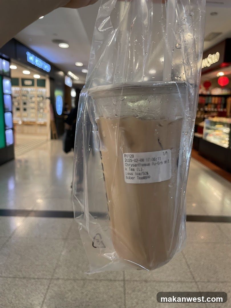Beverage in a Plastic Bag