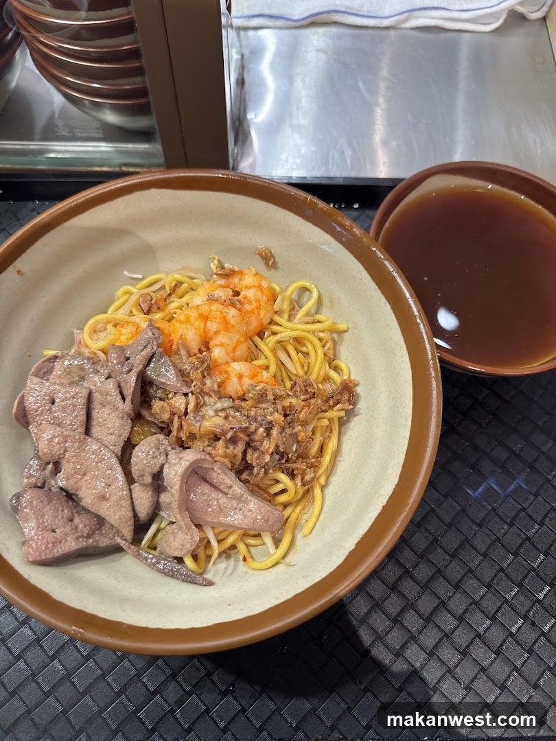 Noodles with Liver and Shrimp