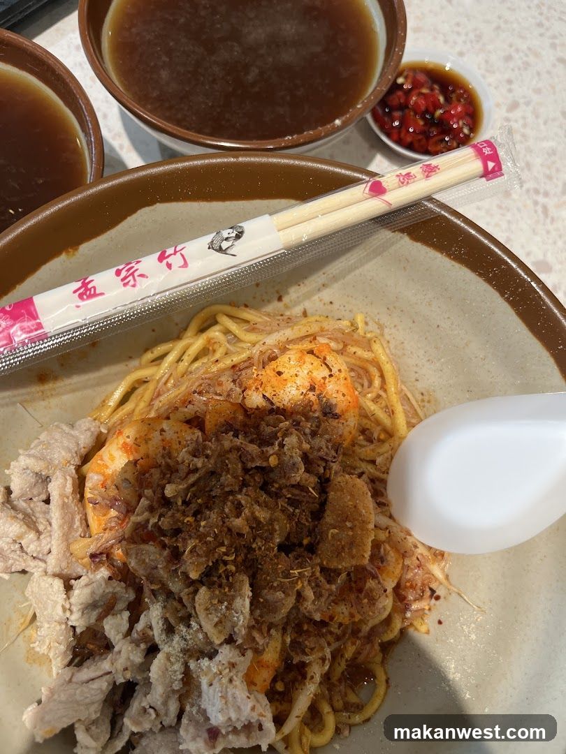 Noodles with Pork and Shrimp