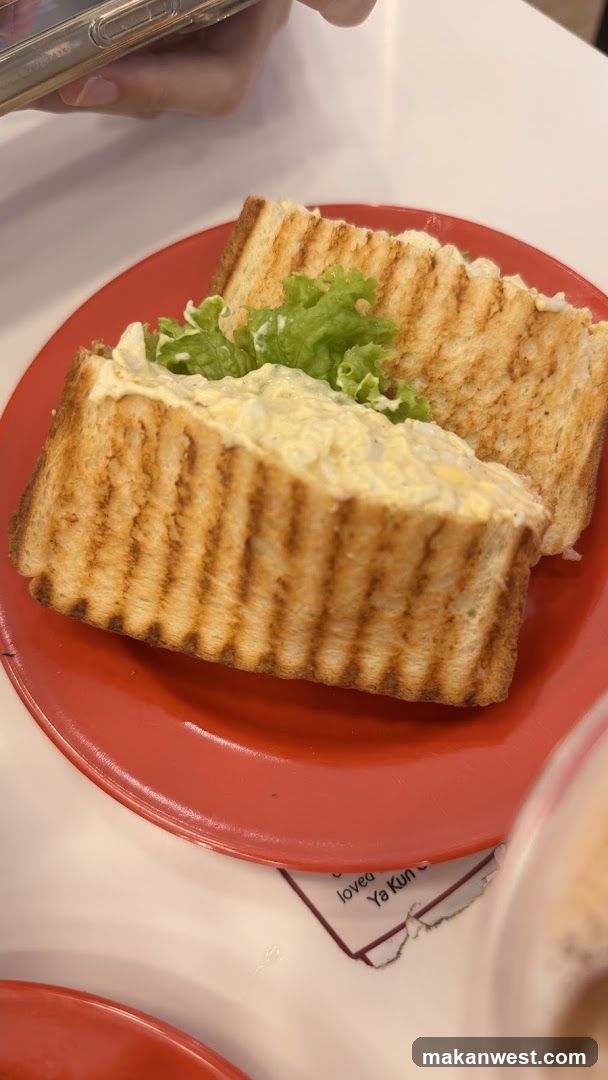 Sandwich on a Red Plate