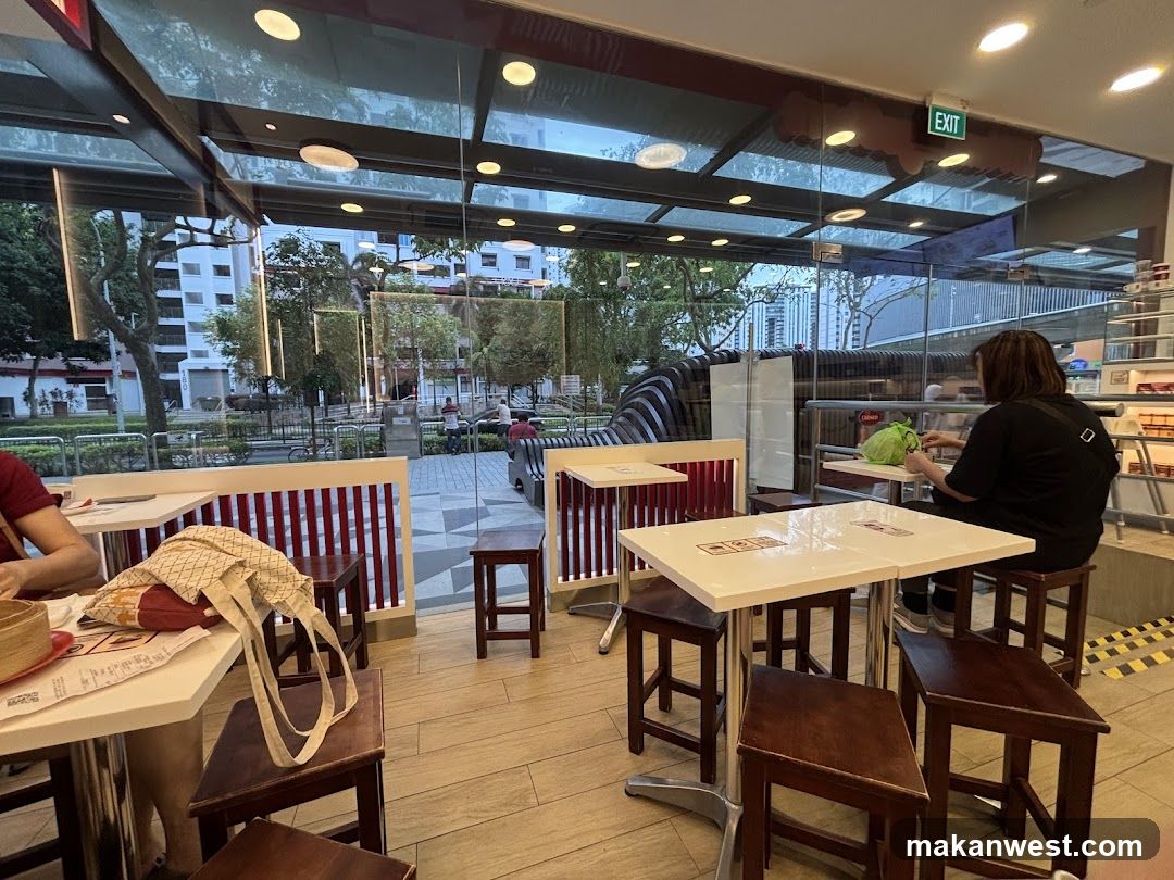 Restaurant Interior with Outdoor View