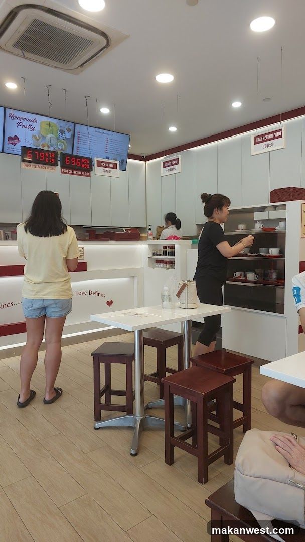 Interior of a pastry shop