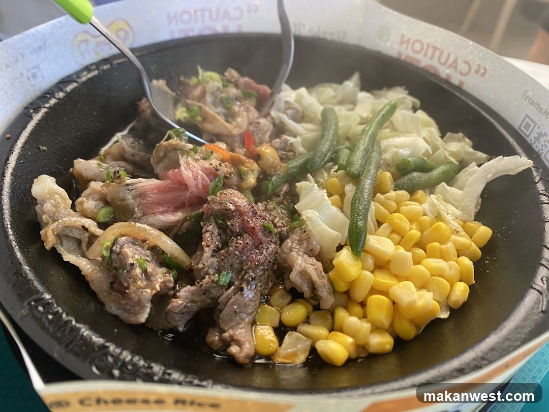 Sizzling Beef and Vegetable Dish