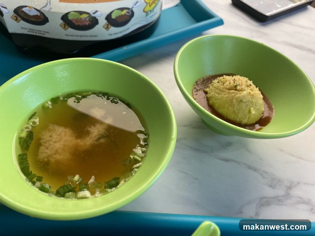 Miso Soup and Side Dish