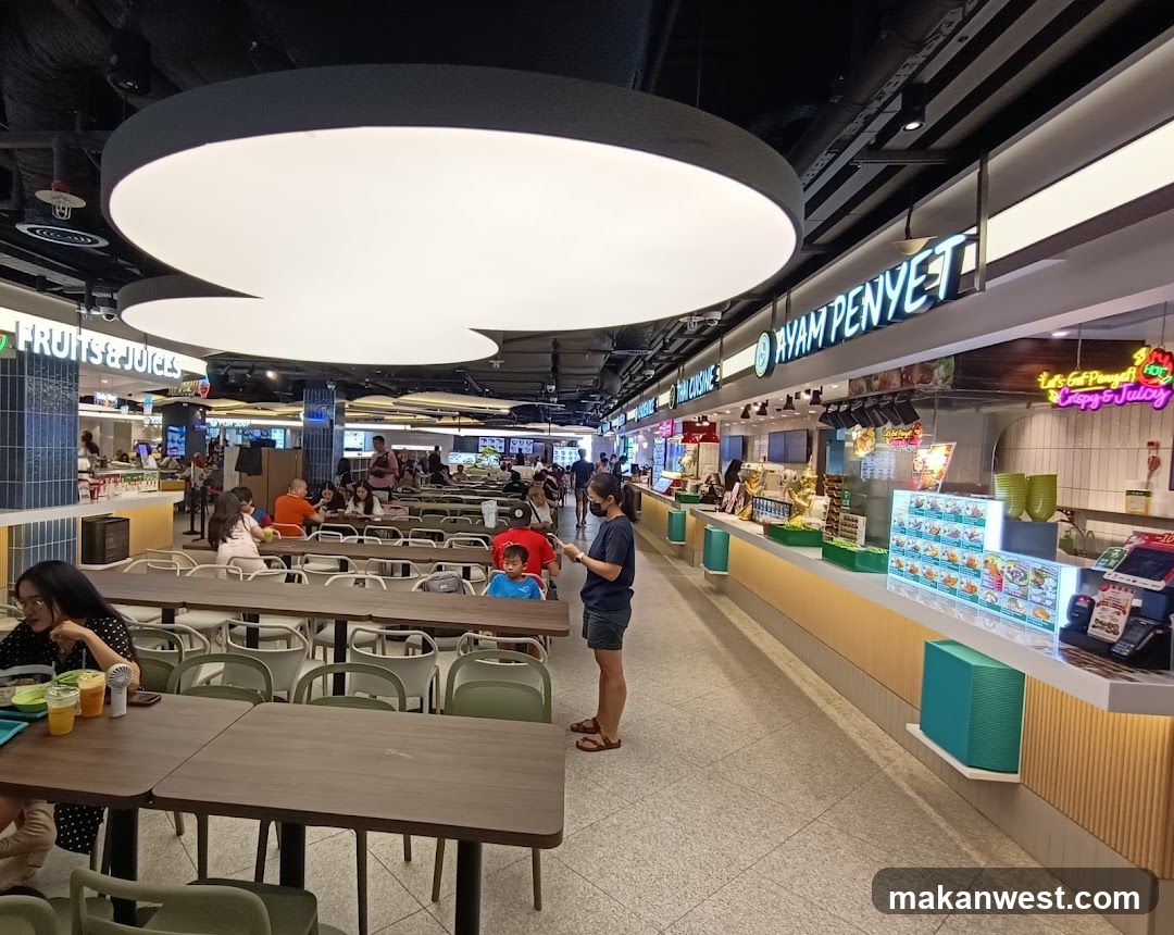 Food Court with Various Stalls