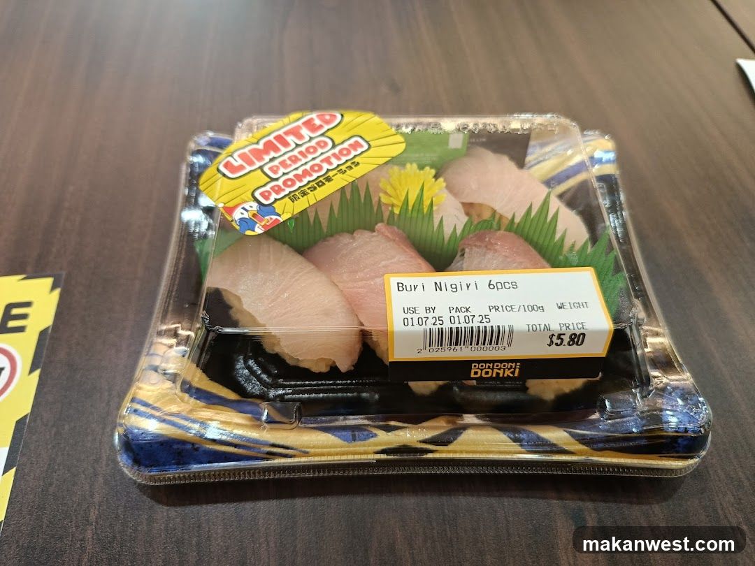 Buri Nigiri Sushi