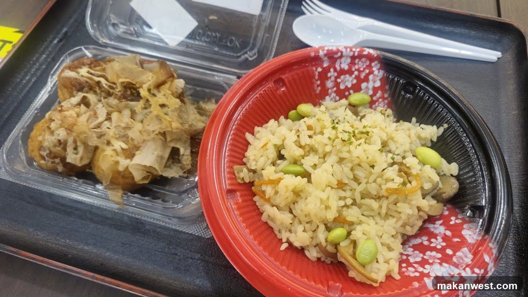 Takoyaki and Fried Rice