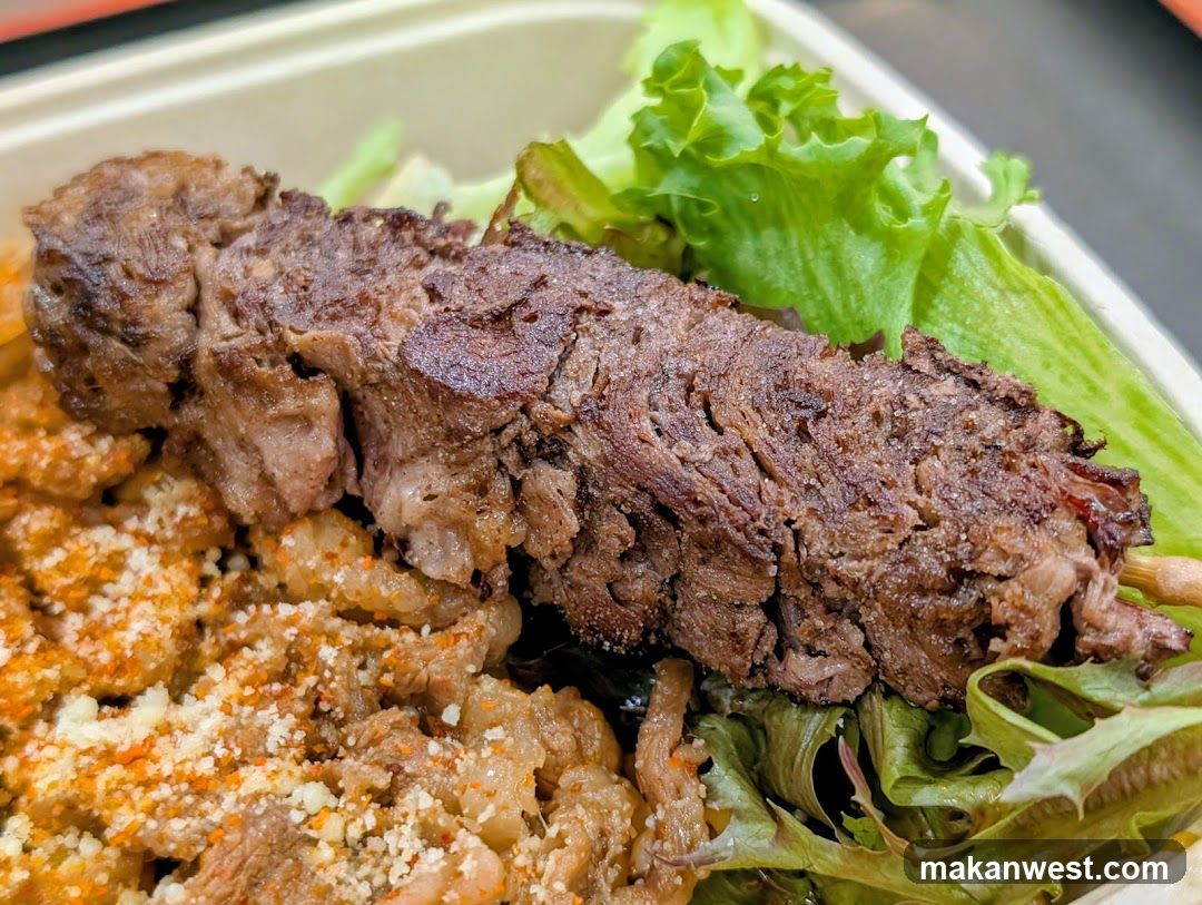 Beef Skewer with Side Dish