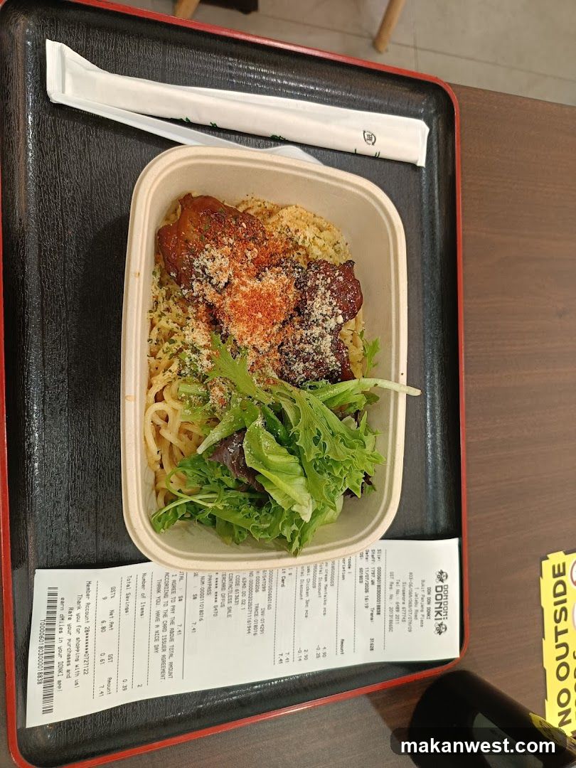 Meal with Receipt