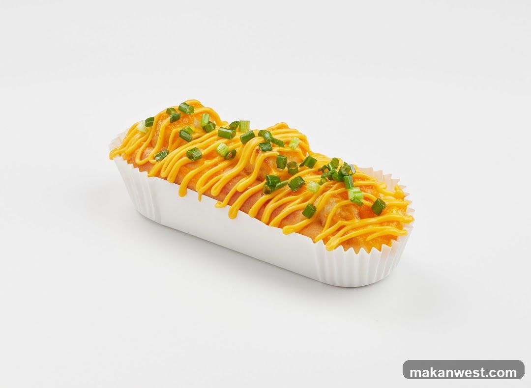 Cheese-Topped Hot Dog