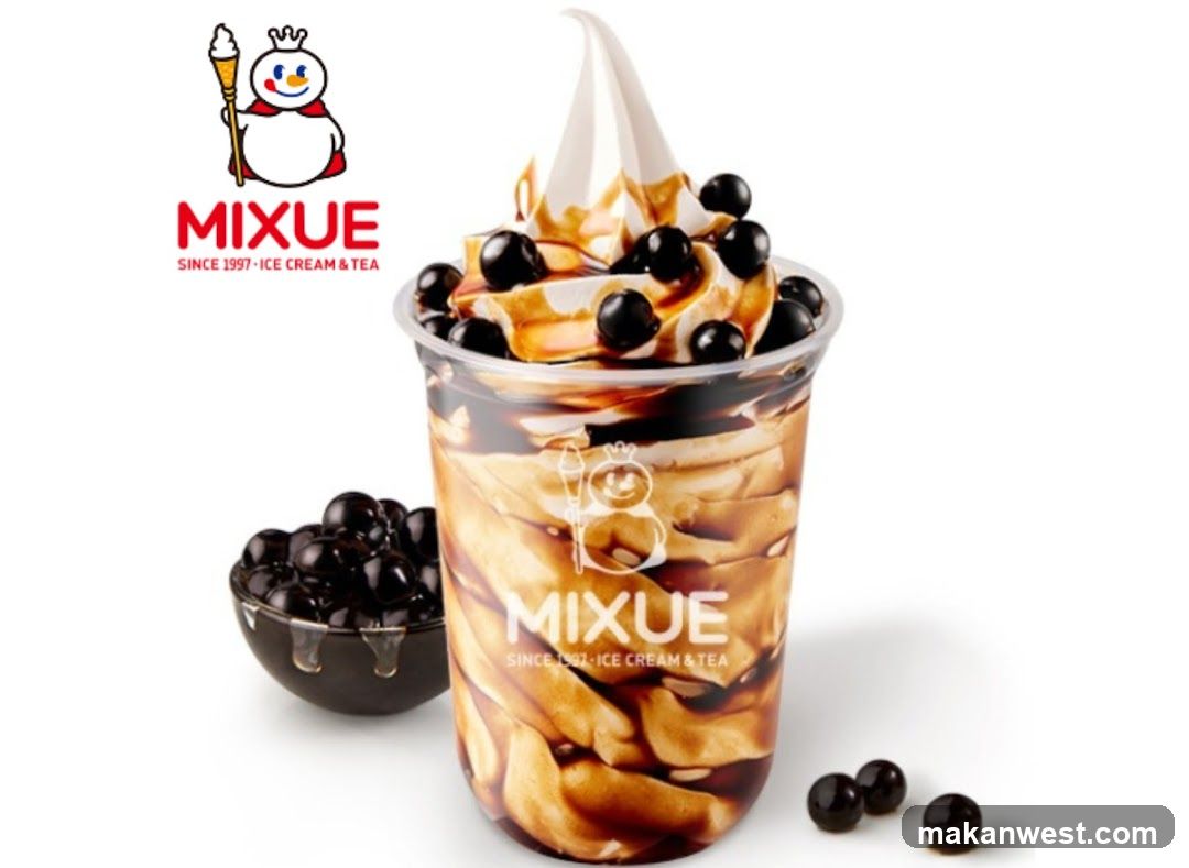 Brown Sugar Ice Cream with Boba