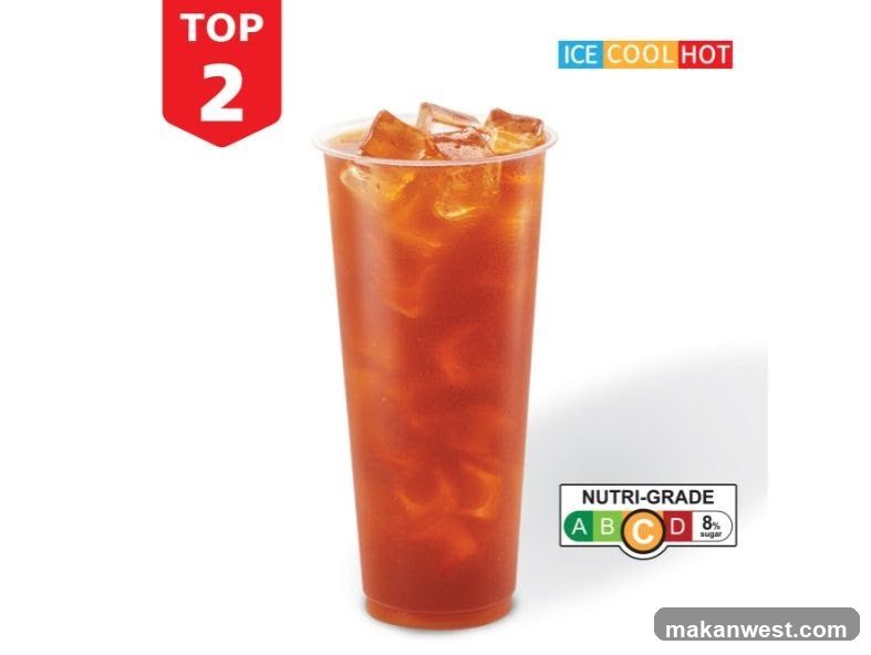 Iced Tea with Nutri-Grade Label