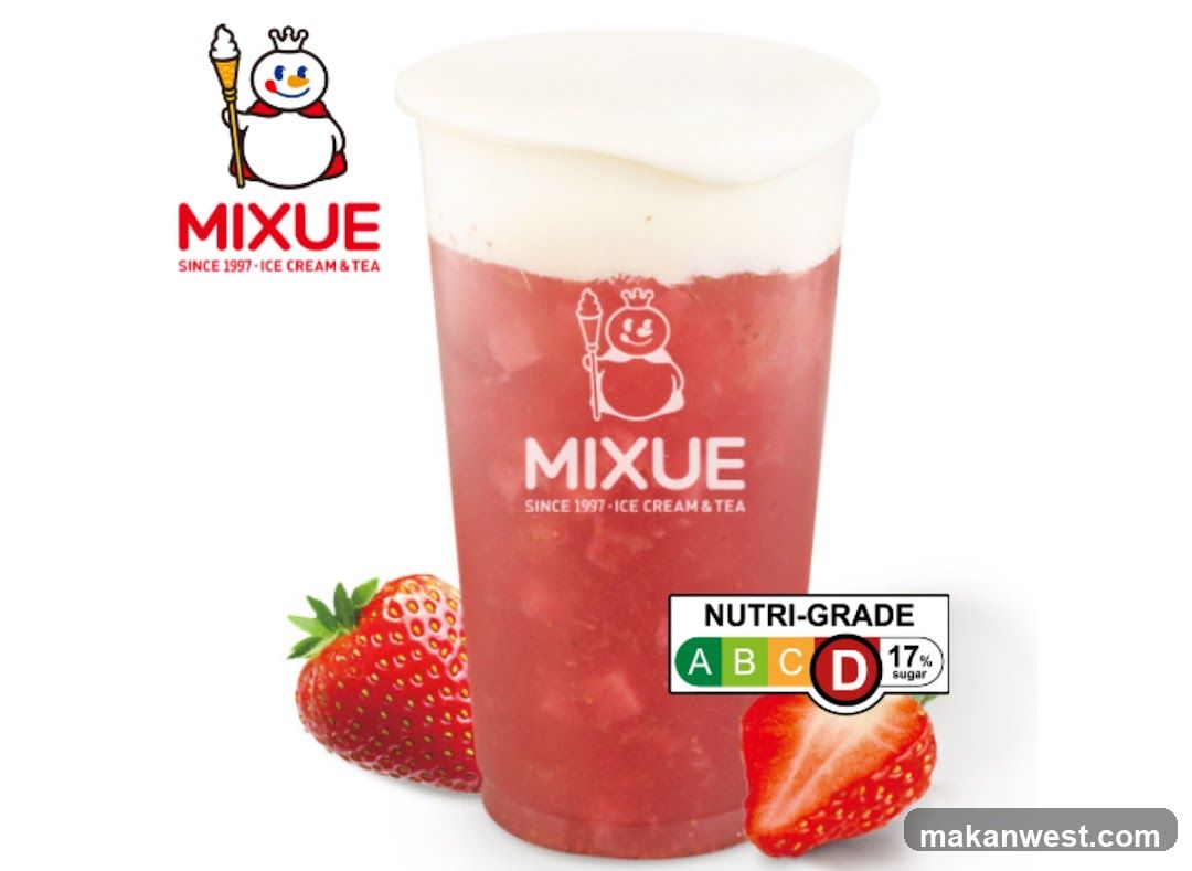 Strawberry Drink with Cream Cheese