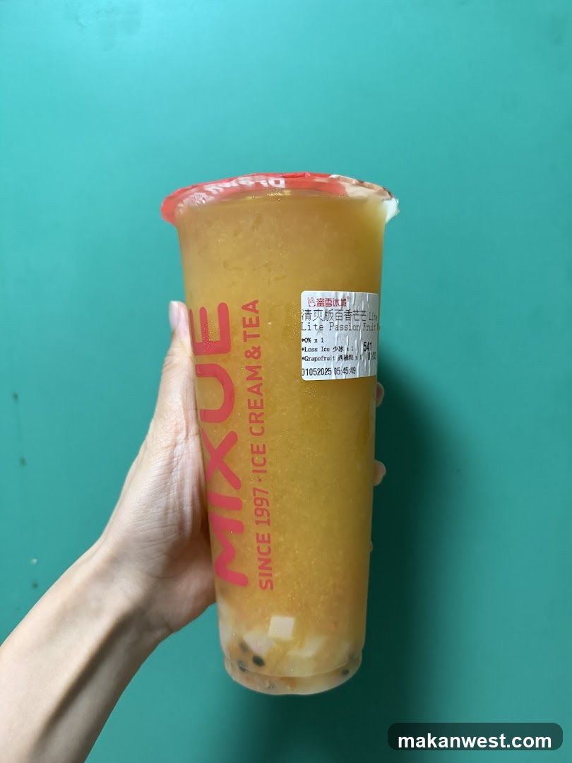 Grapefruit Passion Fruit Drink