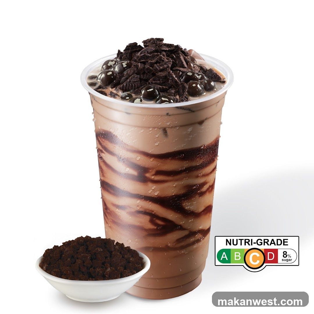 Chocolate Drink with Toppings