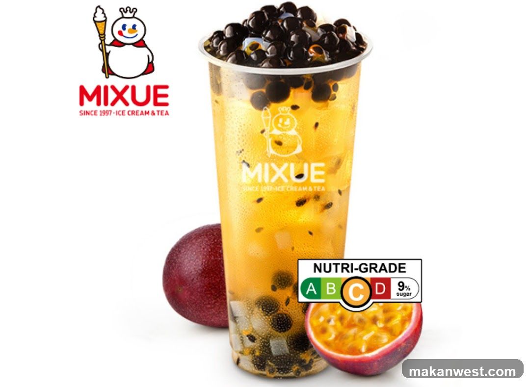Passion Fruit Boba Tea