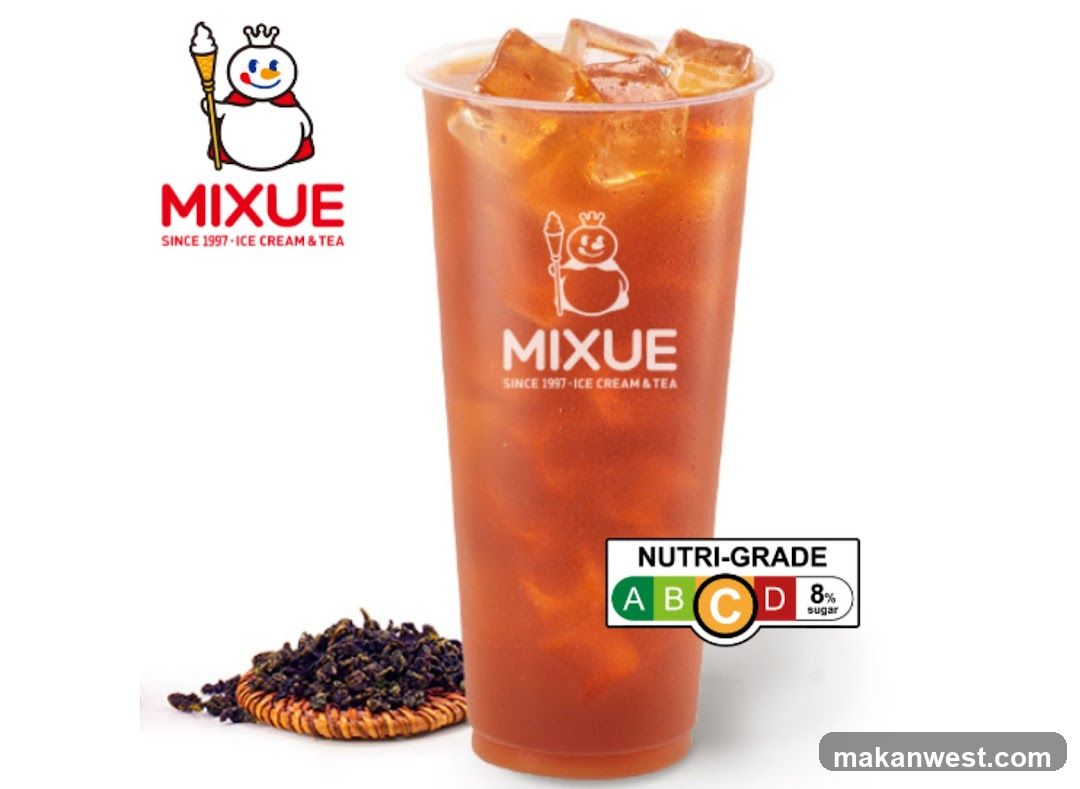 Iced Tea with Nutri-Grade Label
