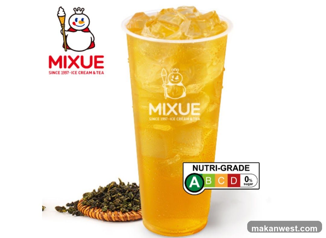 Iced Tea with Logo and Nutri-Grade Label