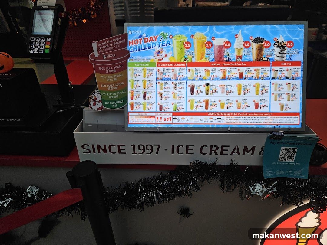 Hot Day Chiller Tea Menu