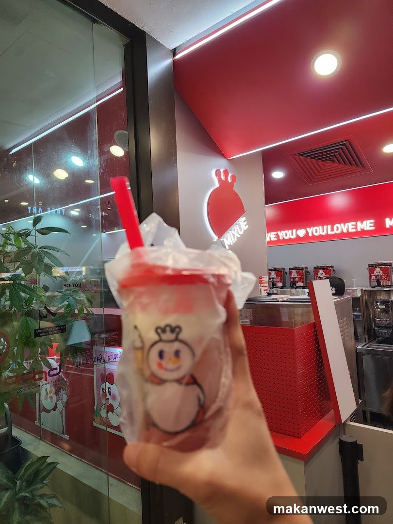 Drink with Snowman Logo