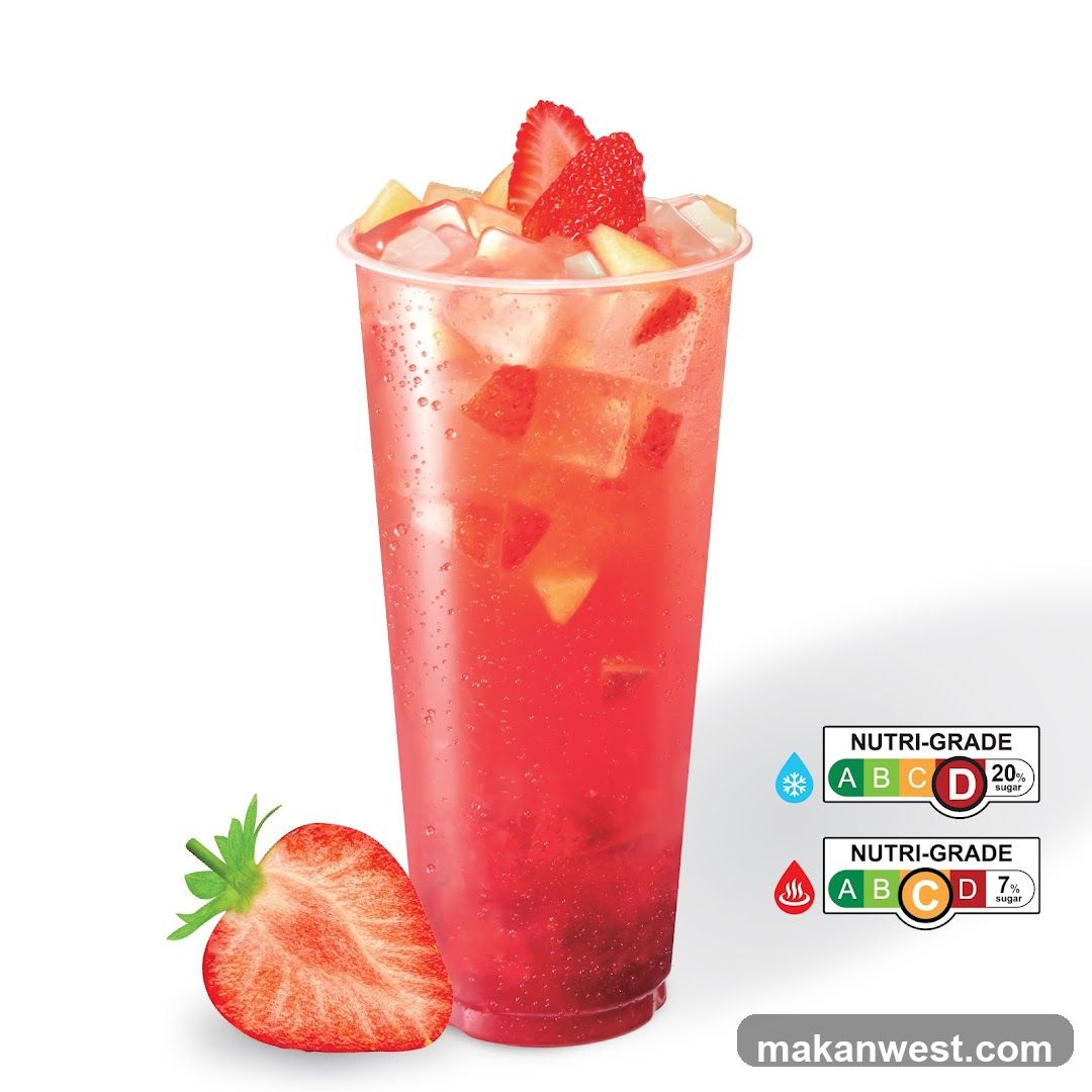 Strawberry and Peach Drink