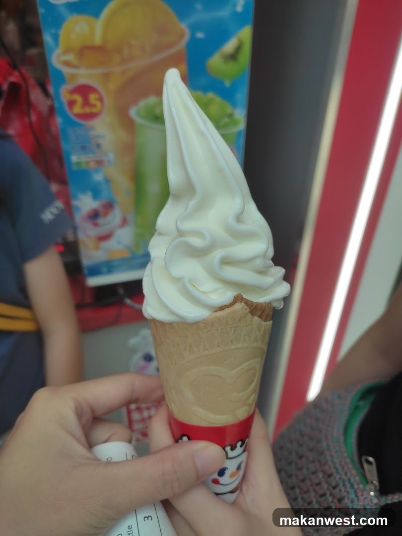 Soft Serve Ice Cream Cone