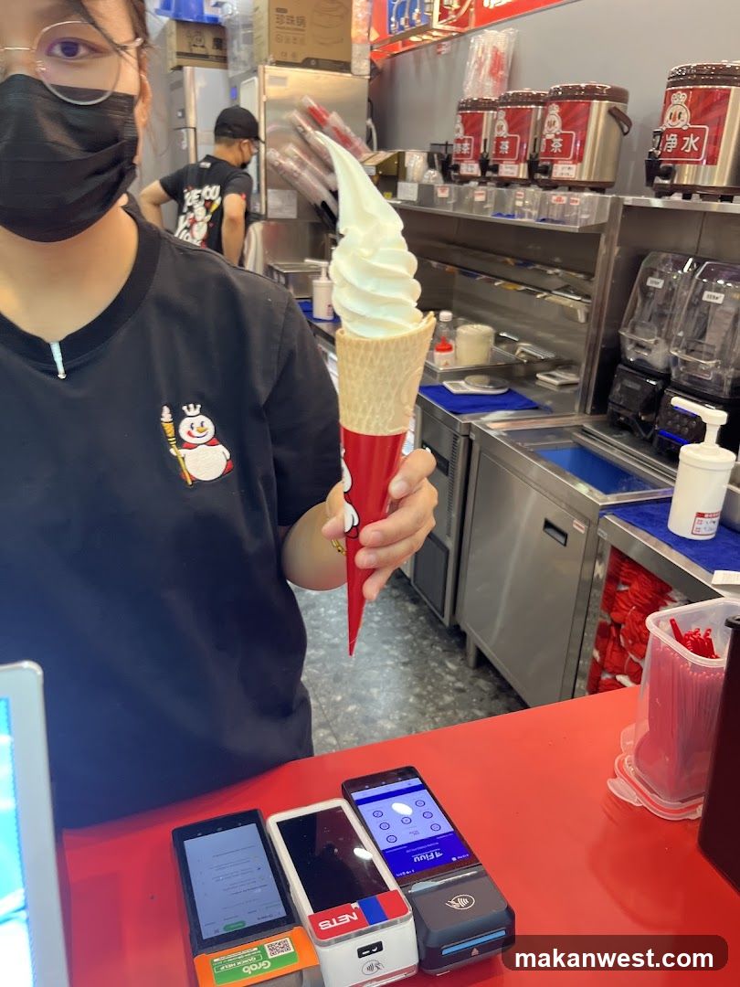 Soft Serve Ice Cream Cone