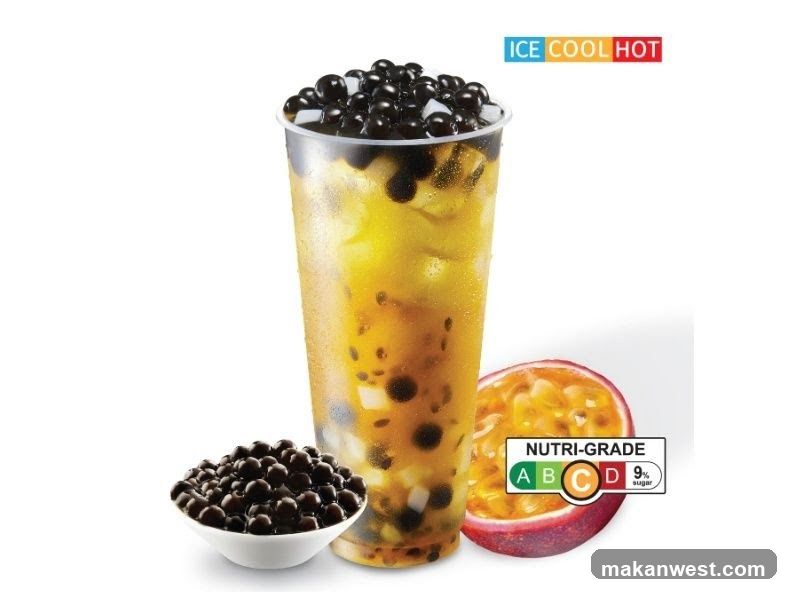 Passion Fruit Bubble Tea