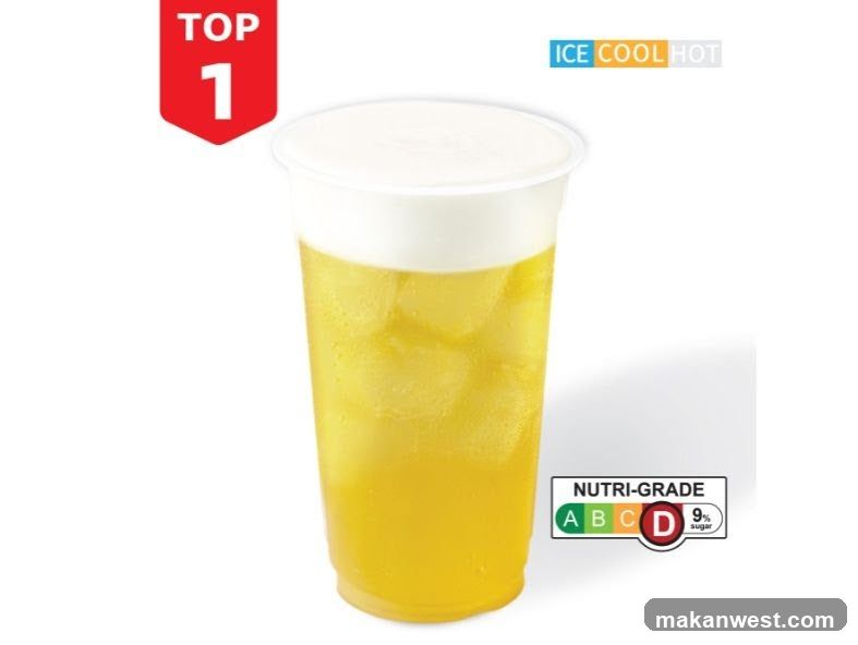 Beverage with Cream Topping