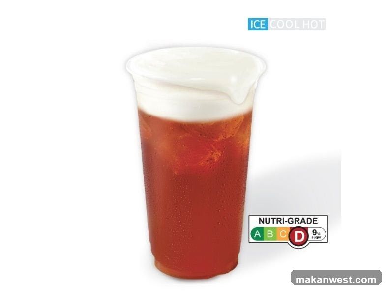 Iced Tea with Cream Top