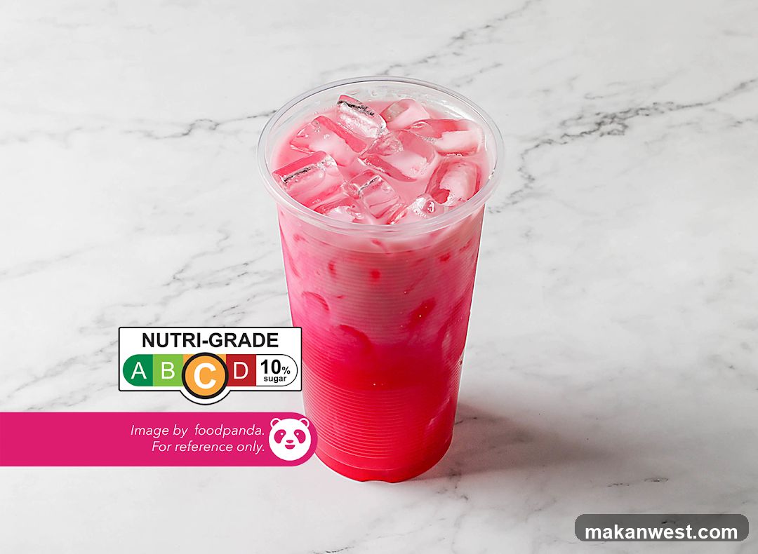 Pink Drink with Nutri-Grade Label