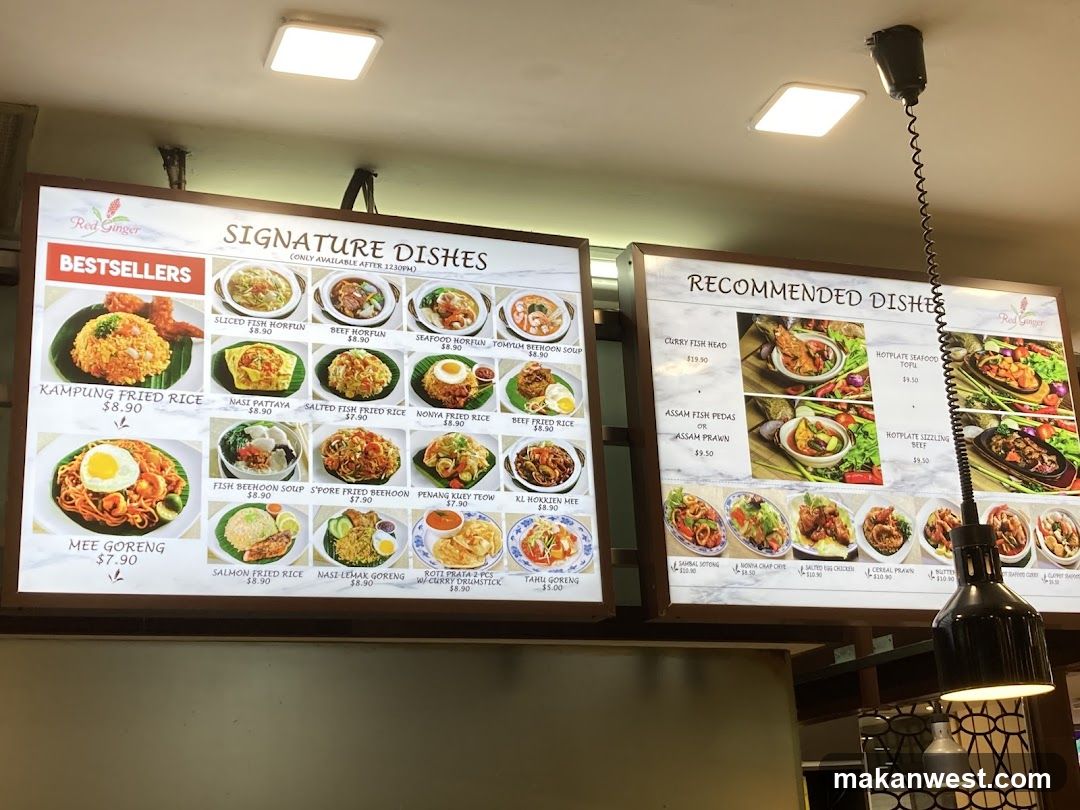 Red Ginger Signature Dishes & Recommended Dishes