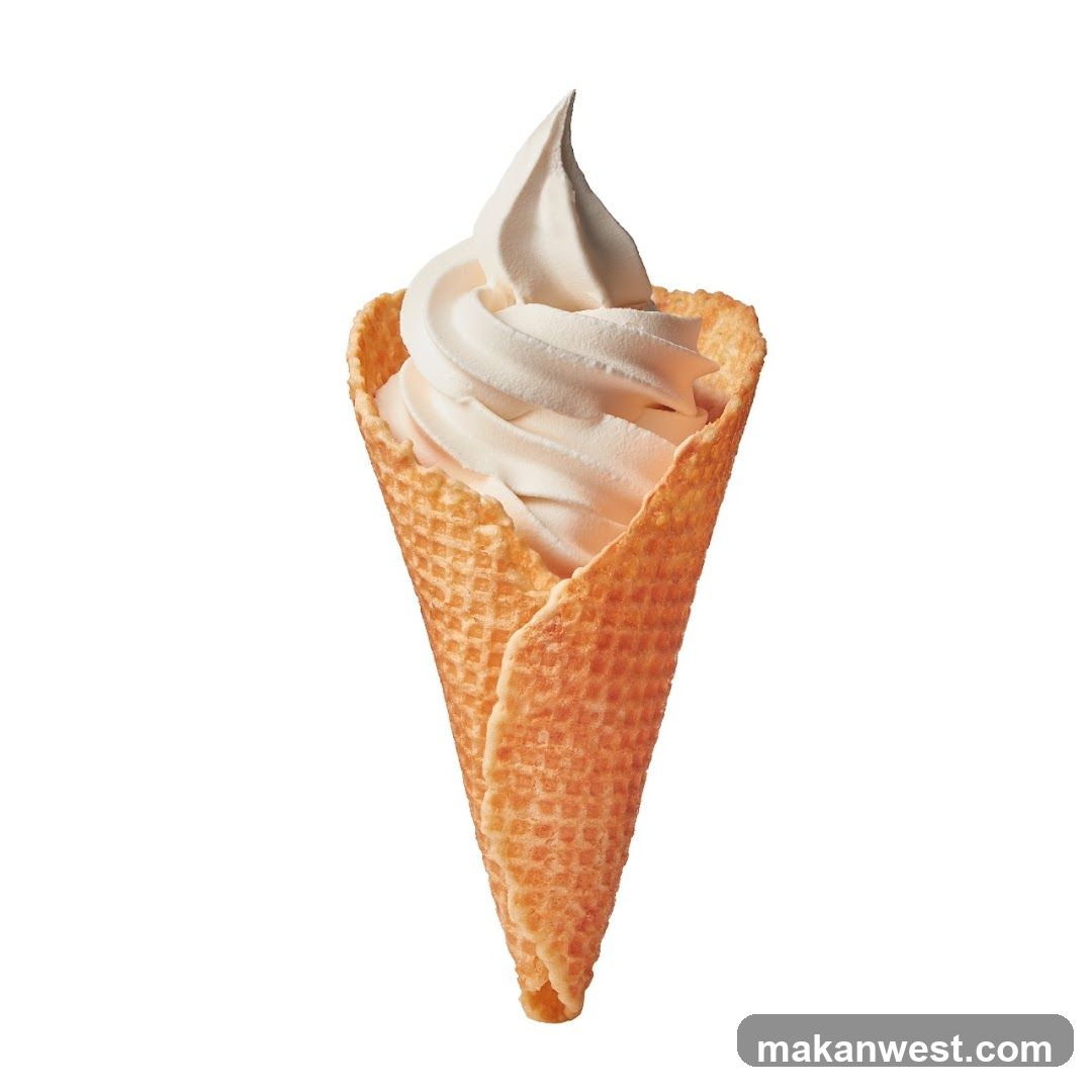Soft Serve Ice Cream Cone