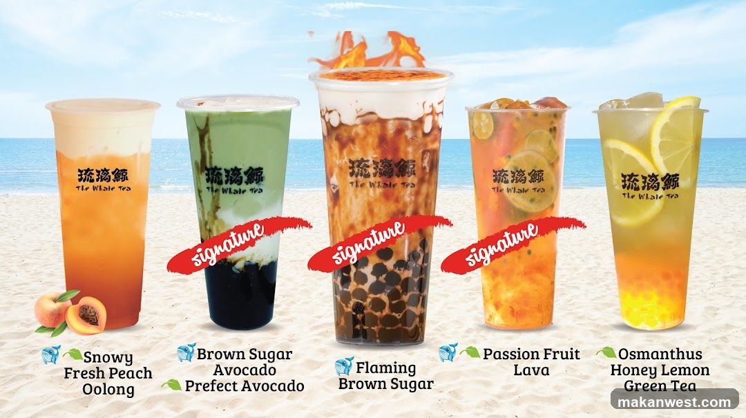 Bubble Tea Drinks on the Beach