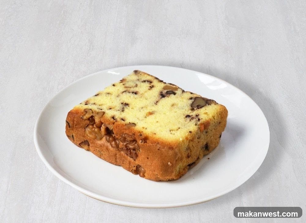 Slice of Walnut Cake