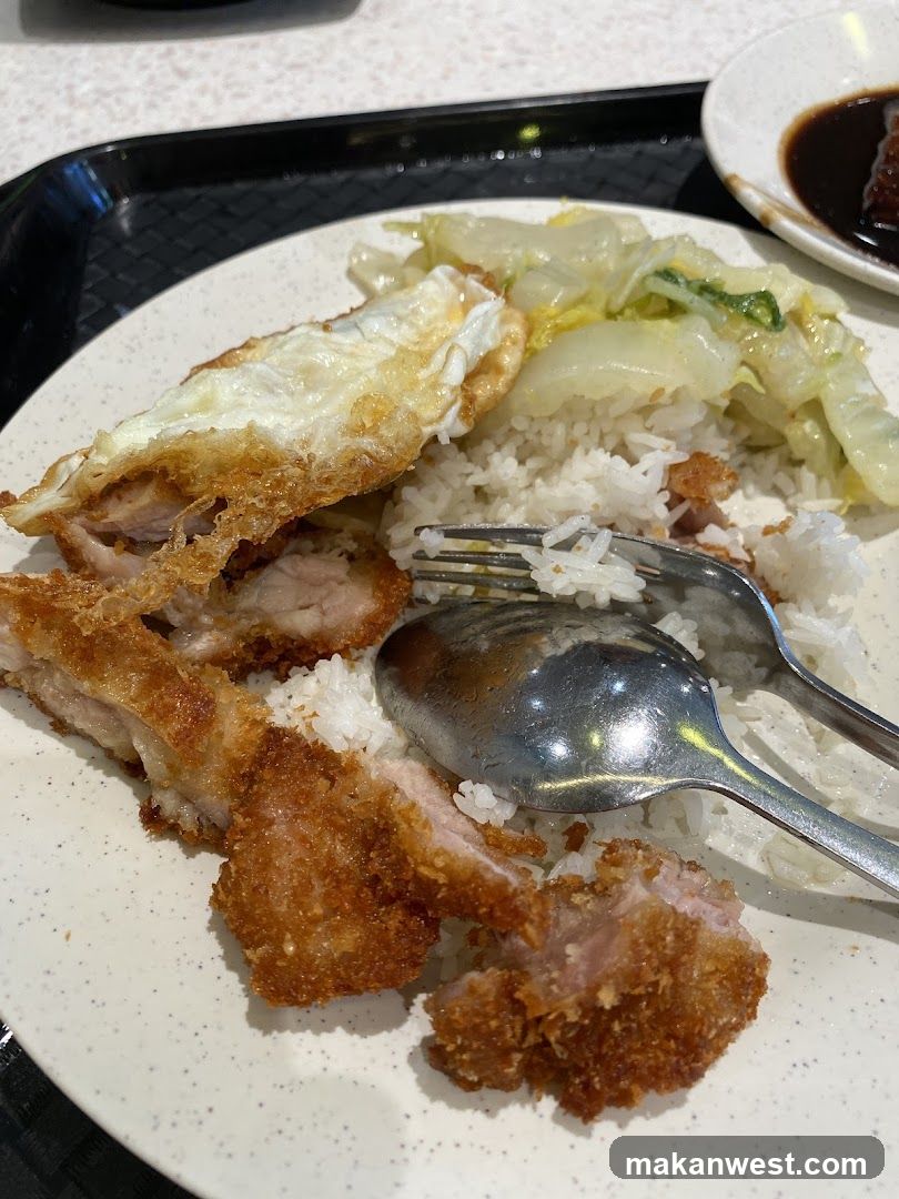 Fried Pork Cutlet with Rice