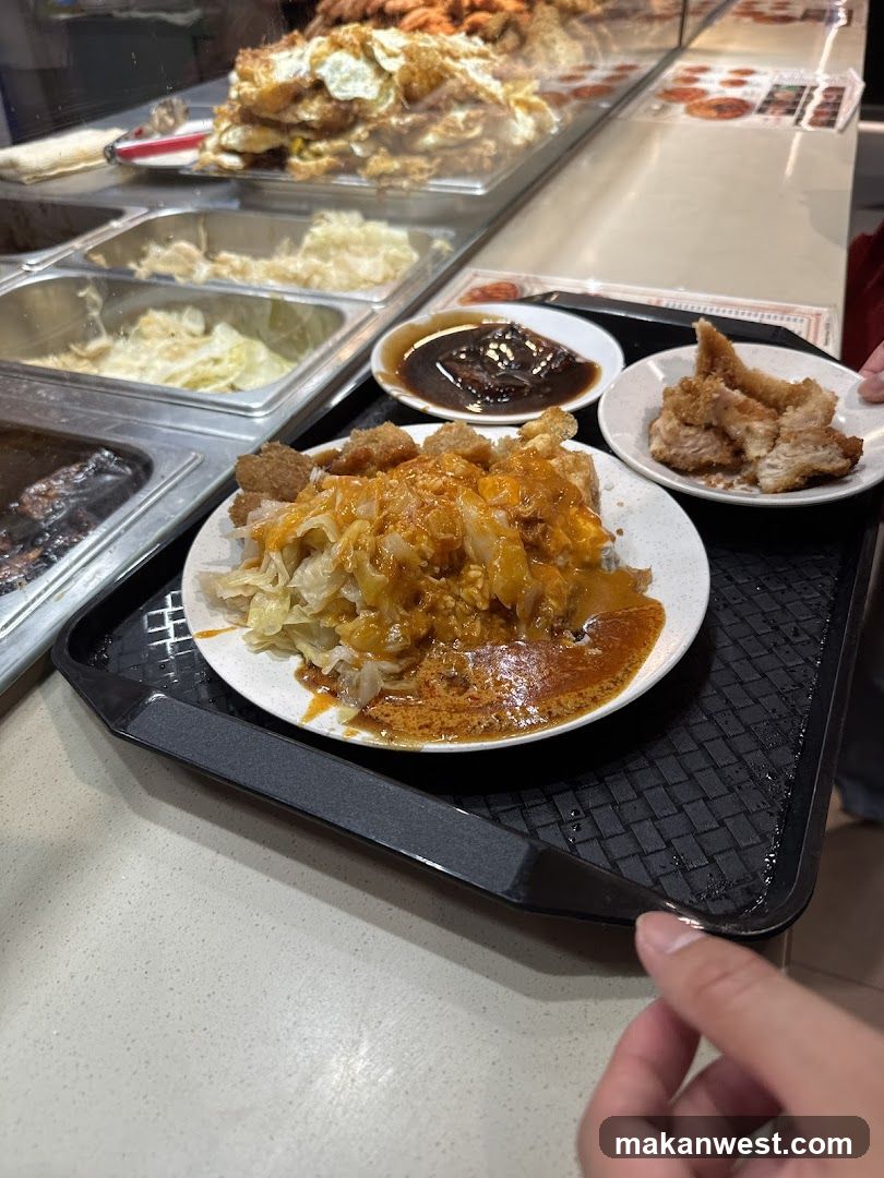 Food Tray with Dishes